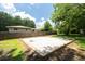 Flat backyard featuring a large sand box at 4065 Old Austell Rd, Powder Springs, GA 30127