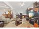 Finished basement area complete with wet bar and entertainment space at 7523 Kimberly Lynn Ct, Lithonia, GA 30058