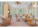 Cozy sunroom featuring ample seating, natural light, and outdoor views at 7523 Kimberly Lynn Ct, Lithonia, GA 30058