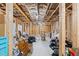Unfinished basement showing framing, insulation, and utility access at 1537 Maplecliff Way, Sugar Hill, GA 30518
