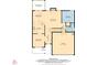 Detailed floor plan of the first floor at 1537 Maplecliff Way, Sugar Hill, GA 30518