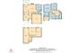 Detailed floor plan of all floors at 1537 Maplecliff Way, Sugar Hill, GA 30518