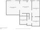 Unfinished basement floor plan, presenting ample space for customization at 1450 Rainfall Ct, Cumming, GA 30040