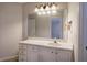 Bathroom with large vanity and mirror at 23 Timberlake Pointe Ne, Cartersville, GA 30121