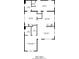 Detailed floor plan showcasing the layout of the house with dimensions of each room at 3361 Myrtle St, Atlanta, GA 30354