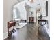 Cozy bonus room with unique architecture, hardwood floors, and a comfortable reading nook at 5039 Towne Lake Hills North, Woodstock, GA 30189