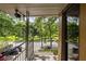 This balcony has a view of the neighborhood park and adjacent street at 520 Park Se Ave # 2, Atlanta, GA 30312