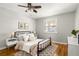 Serene bedroom with hardwood floors, natural light and minimalist decor at 520 Park Se Ave # 2, Atlanta, GA 30312