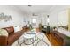 Bright living room with hardwood floors, modern furniture, and decor at 520 Park Se Ave # 2, Atlanta, GA 30312