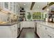 Beautiful kitchen featuring stainless steel appliances, a wine cooler, and a large window at 125 Foxridge Rd, Atlanta, GA 30327