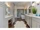 Bright and spacious main bathroom features large vanity and soaking tub at 125 Foxridge Rd, Atlanta, GA 30327