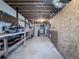 Long unfinished basement great for storage with a walkout entrance at 3769 Bay Creek Church Rd, Loganville, GA 30052