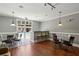 Charming clubhouse featuring a wet bar, seating, and access to the outdoor pool area at 2700 Pine Tree Rd # 3006, Atlanta, GA 30324