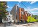 Contemporary townhome showcasing unique design elements, including wooden accents and private balcony at 367 Parkway Ne Dr # 5, Atlanta, GA 30312