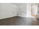 Open-concept entryway featuring gray tile flooring, white walls and multiple doors to rooms at 367 Parkway Ne Dr # 5, Atlanta, GA 30312