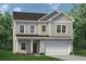 Charming two-story home with a two-car garage and a covered front porch at 383 Morgan Rd, Carrollton, GA 30116