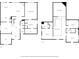 Detailed floor plan showcasing the layout of the home's main and upper levels at 5365 Glenhaven Dr, Cumming, GA 30041