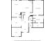 Detailed floor plan showcasing the layout of the home's main rooms and dimensions at 5365 Glenhaven Dr, Cumming, GA 30041