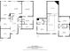 Detailed floor plan showcasing the layout of the home's levels with dimensions of rooms at 5365 Glenhaven Dr, Cumming, GA 30041