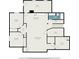 Detailed floor plan showcasing the layout, room dimensions, and flow of the basement level, useful for visualizing space at 1031 Bailey Rd, Woodstock, GA 30188