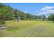Expansive backyard featuring a playground, mature trees, and a large grassy area at 225 W Union Grove Cir, Auburn, GA 30011