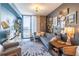 Comfortable living room with decor and lots of natural light at 3040 Peachtree Nw Rd # 1013, Atlanta, GA 30305