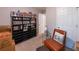Bedroom used for storage, shelving units and boxes at 1737 Mount Berry Dr, Douglasville, GA 30135