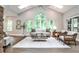 Spacious living room with lots of natural light, vaulted ceilings, and hardwood floors at 2786 Overlook Ne Dr, Atlanta, GA 30345