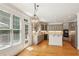 Bright kitchen with stainless steel appliances, wood floors and ample counter space at 5059 Belair Bluff Se Ct, Smyrna, GA 30126