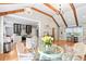 Inviting dining area with hardwood floors, exposed beams, and chandelier at 1359 Scott Blvd, Decatur, GA 30030