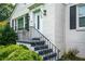 Inviting front entrance featuring a well-maintained staircase and decorative door at 1359 Scott Blvd, Decatur, GA 30030