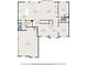Detailed floor plan showcasing the layout of the home's main level including kitchen, living spaces, and garage at 1865 Henley Way, Alpharetta, GA 30009