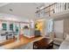 A spacious living space shows sightlines to the kitchen, dining area, and second floor at 5355 Wyntree Ct, Peachtree Corners, GA 30071