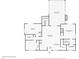 First floor layout with bedrooms, bathrooms, Gathering room, and screened patio at 7875 Robin Rd, Cumming, GA 30041