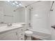 Clean, well-maintained bathroom featuring a shower-tub combo and a stylish vanity at 2901 Lenox Rd # 702, Atlanta, GA 30324