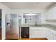 Modern kitchen view with stainless steel refrigerator at 2901 Lenox Rd # 702, Atlanta, GA 30324