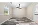 Dining room featuring stylish lighting and views of the backyard at 4274 Timber Trace Road, Loganville, GA 30052