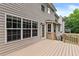 Spacious wooden deck offers a relaxing outdoor living space at 1897 Alcovy Trace Way Way, Lawrenceville, GA 30045