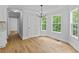 Dining room with hardwood floors and natural light at 1897 Alcovy Trace Way Way, Lawrenceville, GA 30045