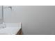 Powder room features white vanity, modern lighting, and updated fixtures at 7250 Old Chapel, Atlanta, GA 30349