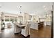 Spacious eat-in kitchen featuring a large island and a cozy breakfast nook at 100 Pine Mist Cir, Alpharetta, GA 30022