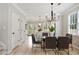Well-lit dining room featuring a glass table and modern chandelier at 683 Terry Se St, Atlanta, GA 30315