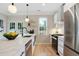 Well-equipped kitchen with stainless appliances, modern lighting, and an island at 683 Terry Se St, Atlanta, GA 30315