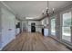 Bright eat-in kitchen with granite counters, stainless appliances, and access to the deck at 11 Trotters Ne Walk, Cartersville, GA 30121
