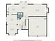 First floorplan layout displaying kitchen, living room, office, and garage at 1611 Hillside Bend Xing, Lawrenceville, GA 30043