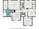 Second floorplan displaying primary bedroom, additional bedrooms, and laundry room at 1611 Hillside Bend Xing, Lawrenceville, GA 30043