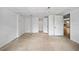 Unfinished basement area with an open view through to the adjacent recreation area at 3332 Saint John Dr, East Point, GA 30344