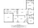 First floorplan featuring kitchen, dining room, living room, Gathering room, and bedrooms at 3332 Saint John Dr, East Point, GA 30344