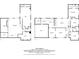 Detailed floor plan showcasing the layout of the home, including room dimensions and overall square footage at 3332 Saint John Dr, East Point, GA 30344
