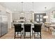 Elegant kitchen featuring granite counters, stainless steel appliances, and pendant lighting at 84 Ravencliff Dr # 84, Austell, GA 30168